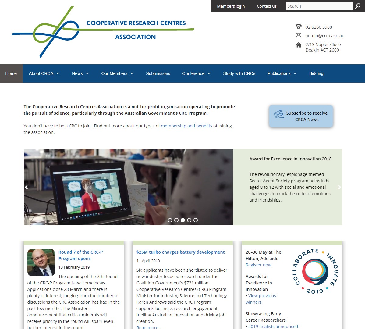 CRC Association website