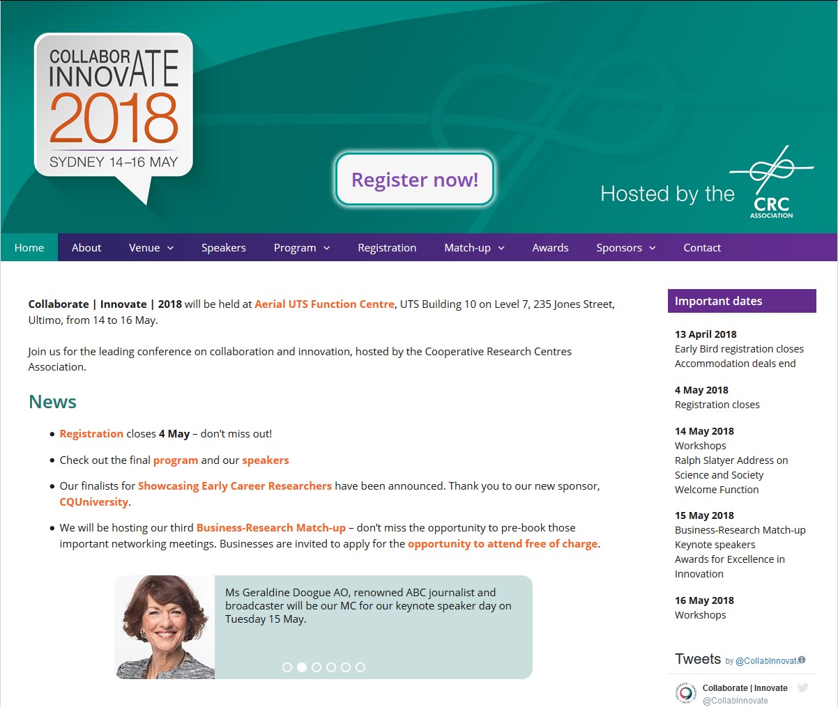 Collaborate | Innovate | 2018 screenshot