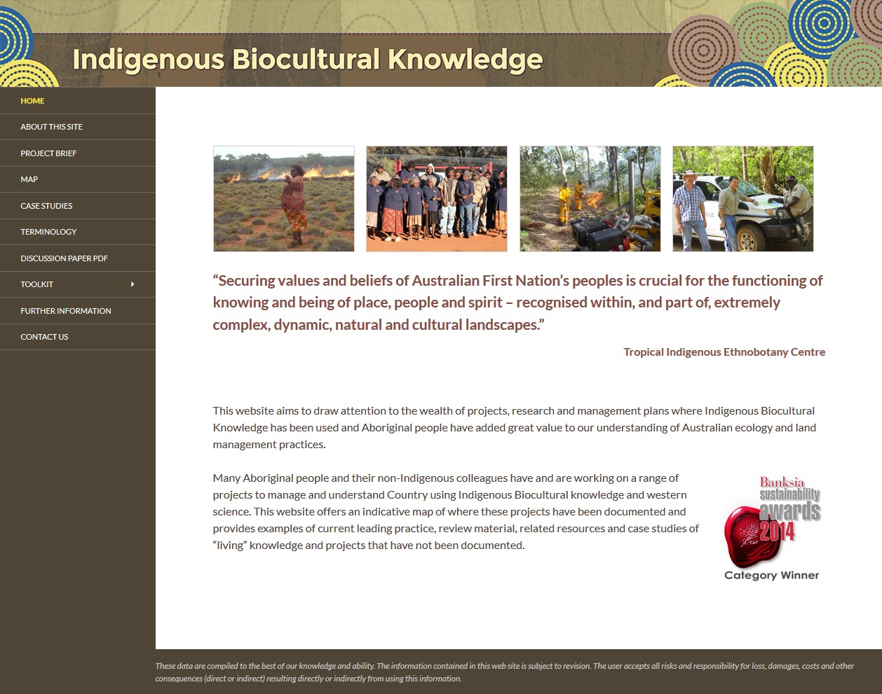 Indigenous Biocultural Knowledge screenshot